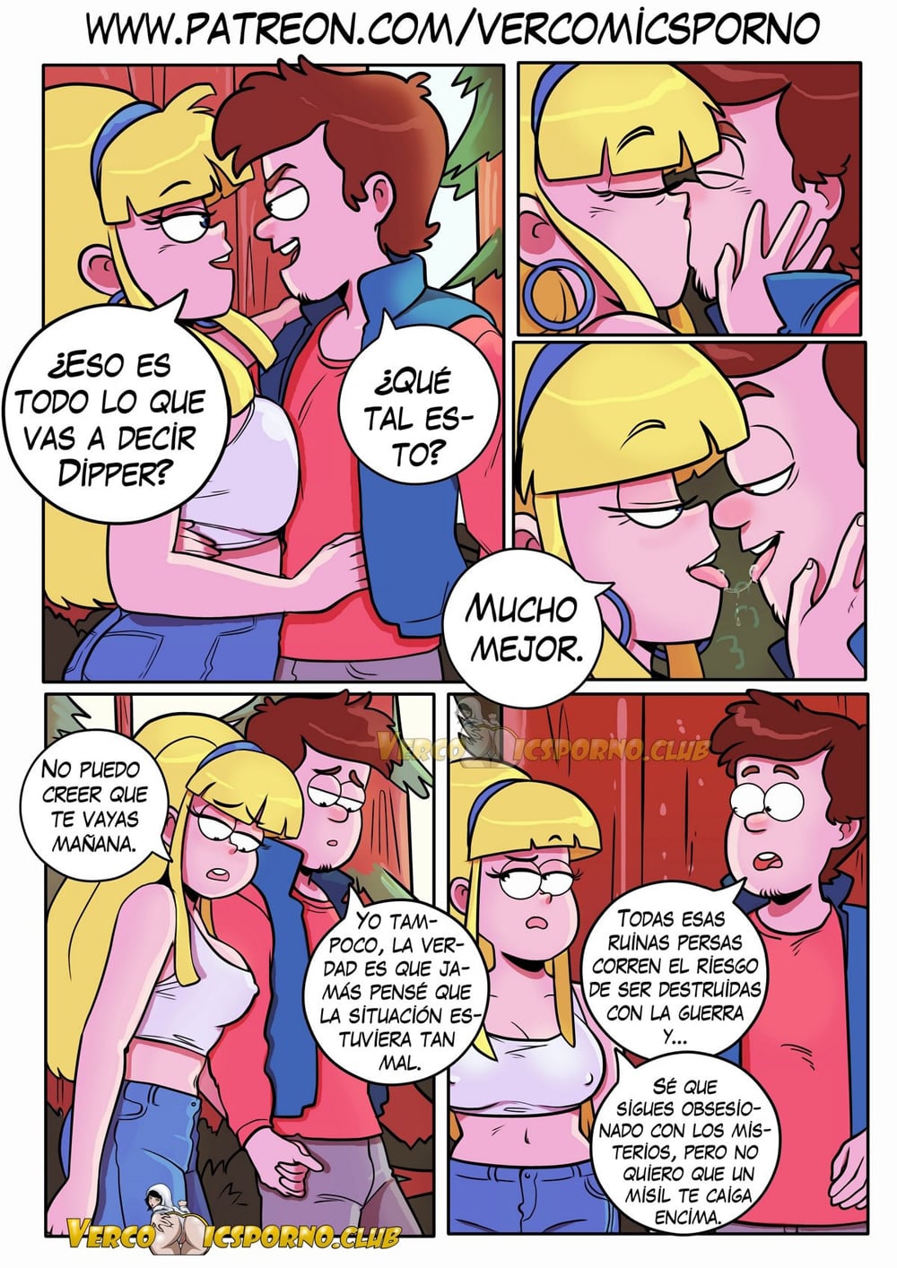 Gravity falls comic porno 4