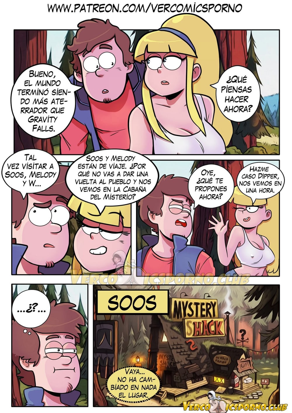 Gravity falls comic porno 5