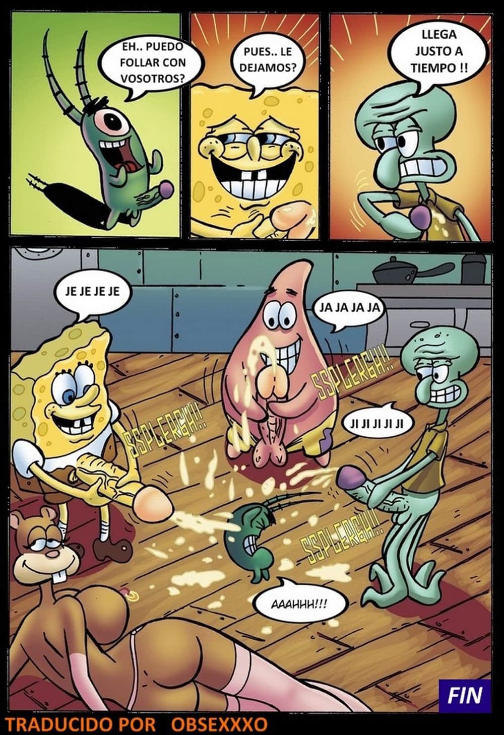 Comic porno Bob Esponja 10