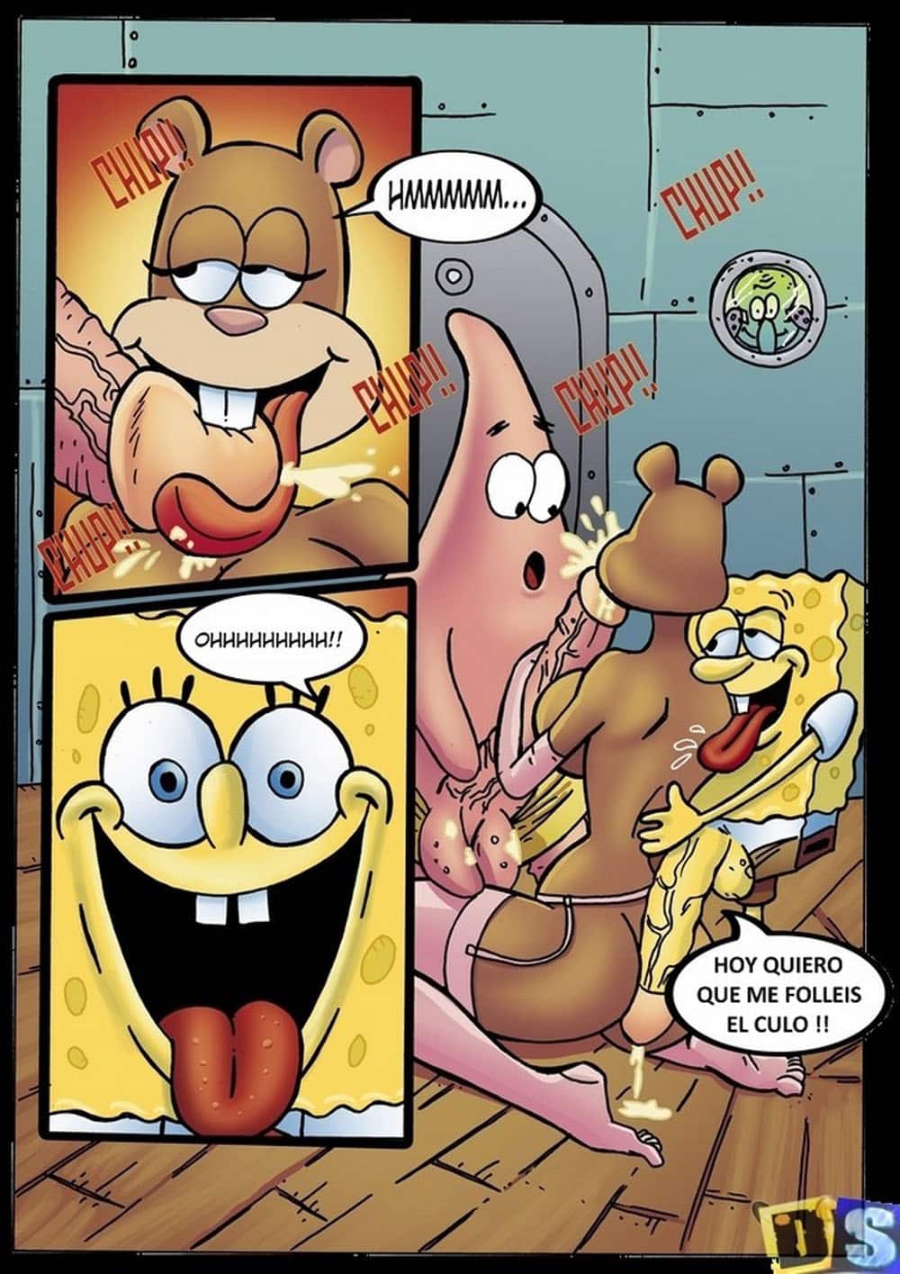 Comic porno Bob Esponja 3