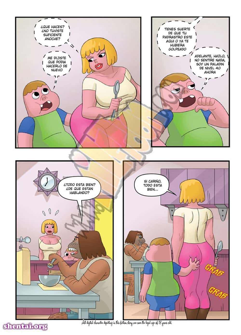 Comic porno Clarence 2
