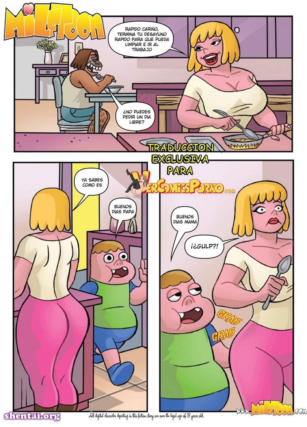 Comic porno Clarence