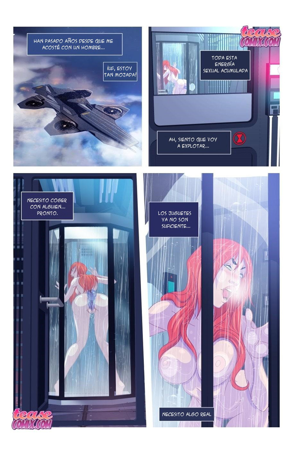 Black widow porn comic 2