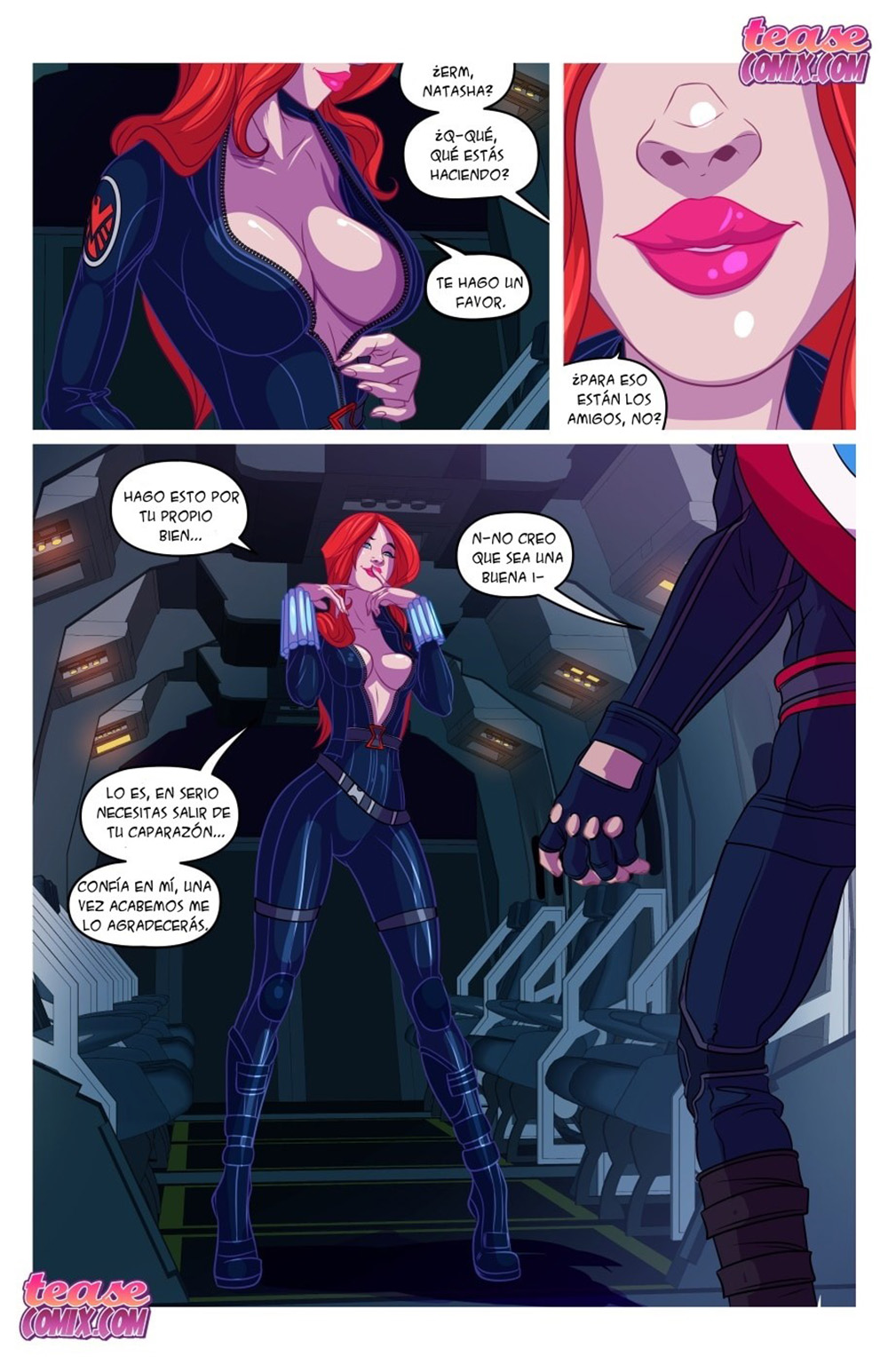 Black widow porn comic 6