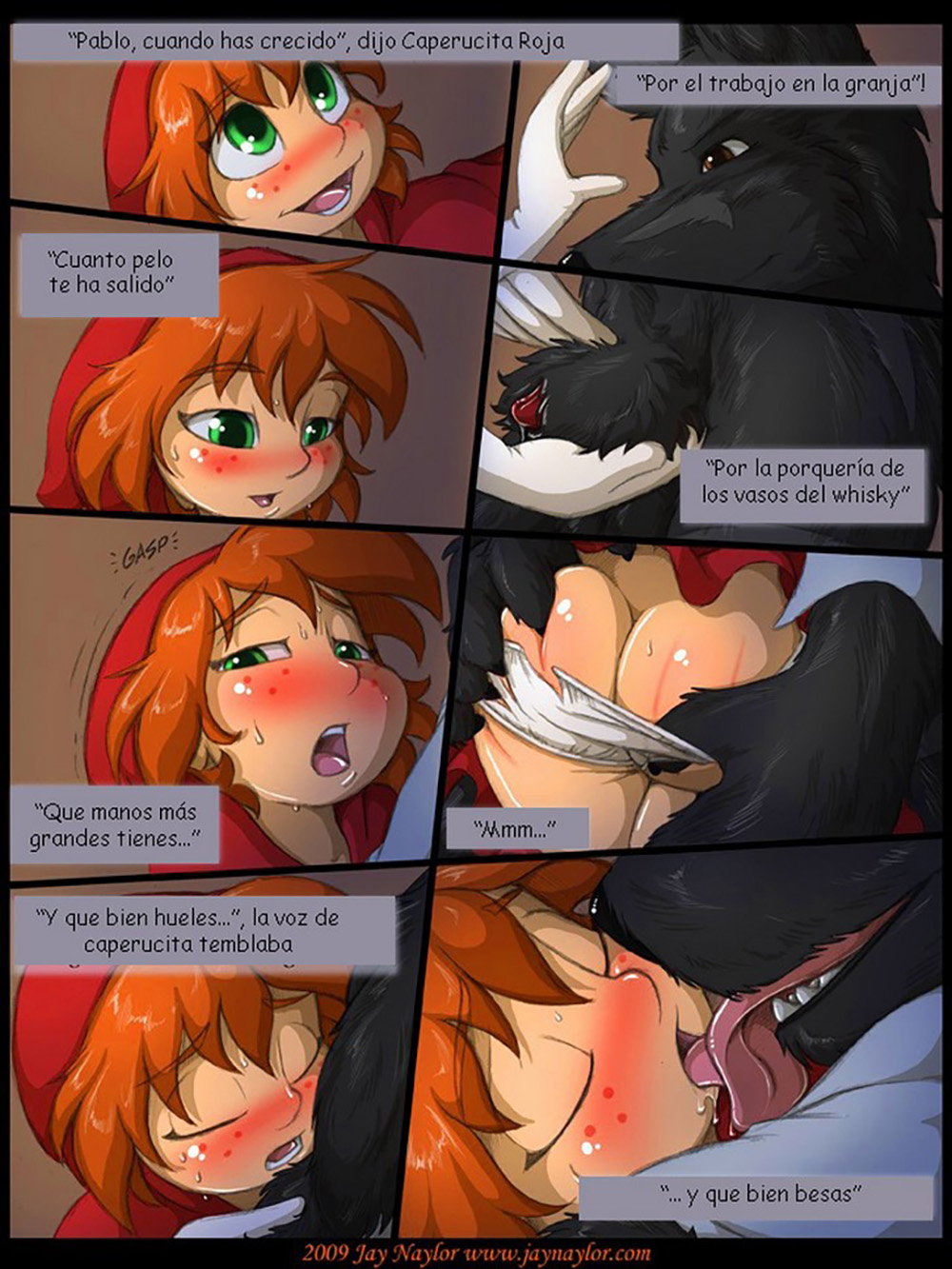 Caperucita roja comic porno 9
